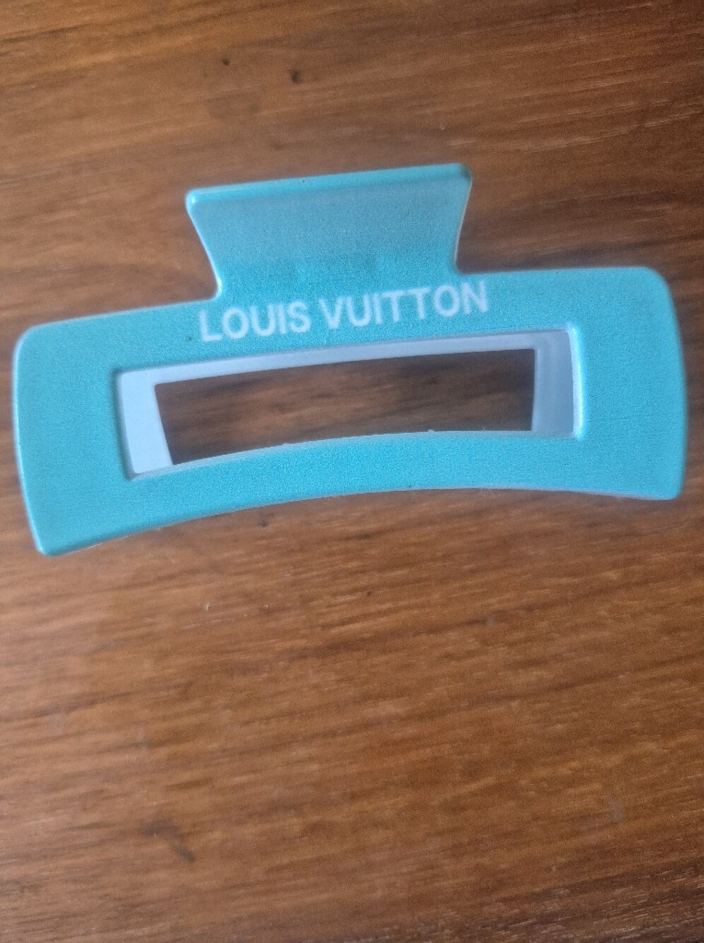Bright Turquoise Resin Hair Claw